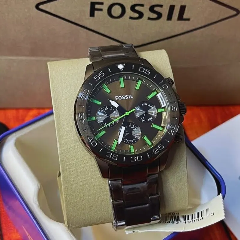 Fossil Bannon Multifunction Green Dial Men's Watch- BQ2504